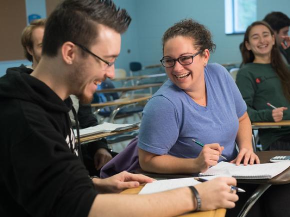 Actuary Science students in classroom