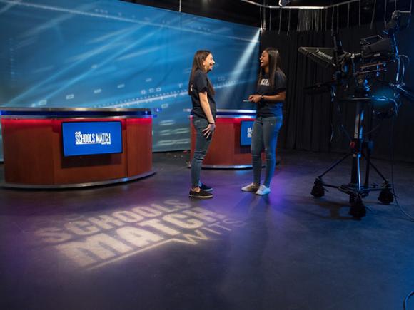 As Schools Match Wits studio