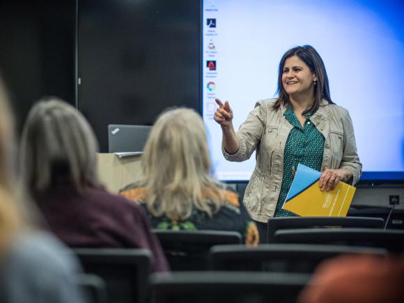 Lamis Jarvinen, Director for the Center for Undergraduate Research and Creative Activity