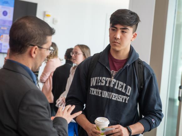 Student at Career Fair