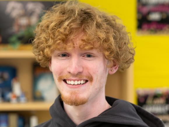 Headshot of Kyle tutor at the Math Tutoring Center.