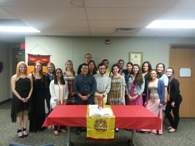 2015 Sigma Delta Pi Induction