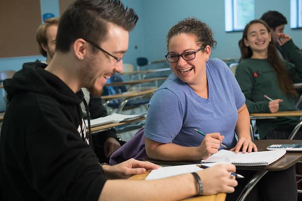 Actuary Science students in classroom