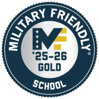 Military Friendly School '25-26 Gold Badge.